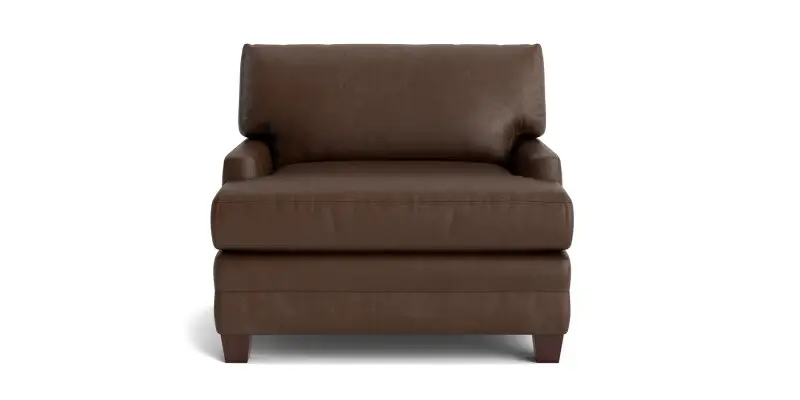 0271cd9b7ecb7bcc8f64f1f5dcf83abe Carolina Leather Track Arm Accent Chair - Image 1