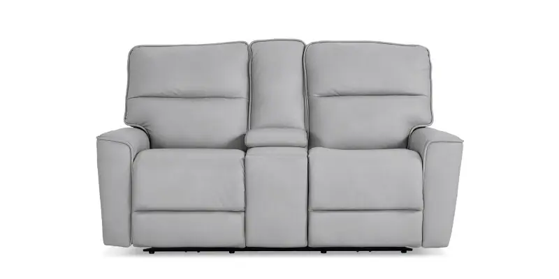 0fd8b5177023d74e2fd58b5786e5a51a Kenneth Leather Power Reclining Loveseat with Center Console - Image 1