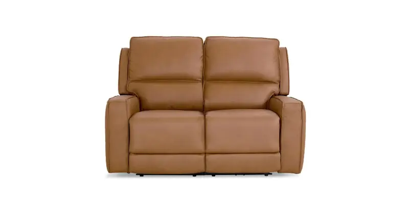 1843a0fed3154d4e2da2d39fdce000d7 Raymond Leather Power Reclining Loveseat - Image 1