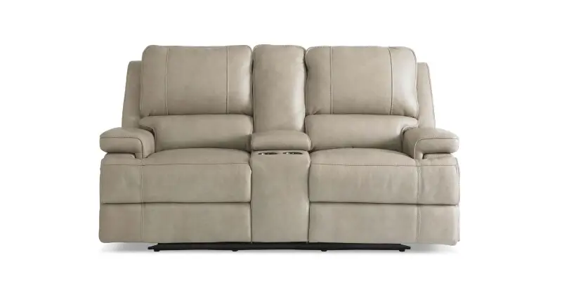 4094b95d7e44ebef1de829ef64522eea Parsons Leather Power Reclining Loveseat with Center Console - Image 1