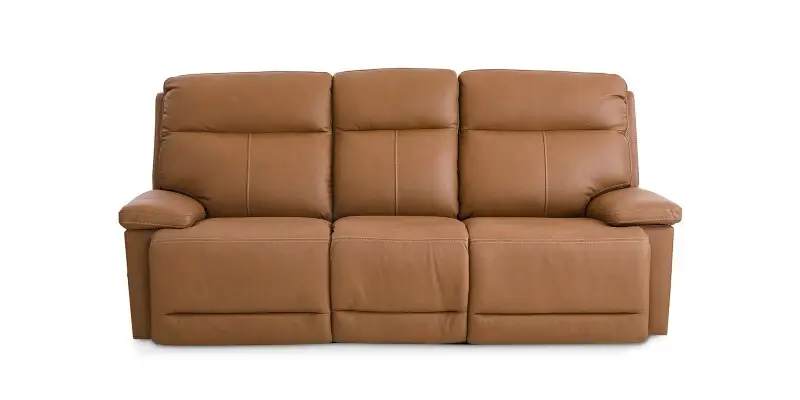 5865ff2ce3c7be1203ed559b987d9650 Fletcher Leather Power Reclining Sofa - Image 1