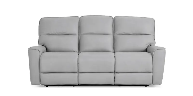 5a16a81cefb8560aafba25dcef706740 Kenneth Leather Power Reclining Sofa - Image 1
