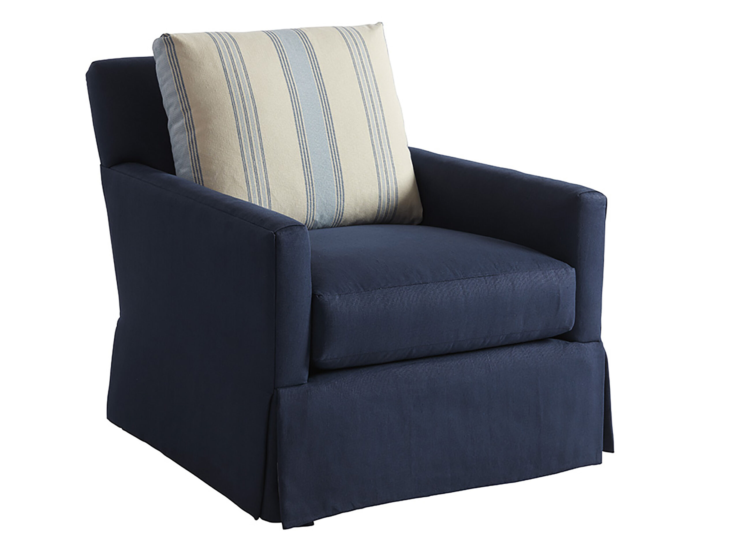 76b5aaaf8c9771c487fb7771f1ded061 Barclay Butera Upholstery Harlow Swivel Chair 5418-11SW - Image 1