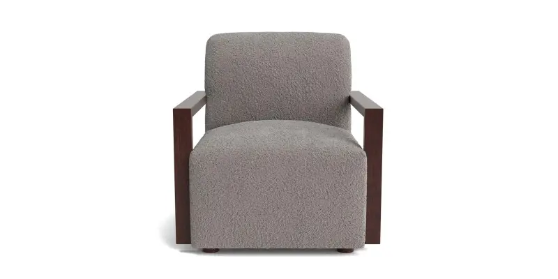 81e35771298e8277d08719abae98c7bd Creswell Wood Arm Accent Chair - Image 1