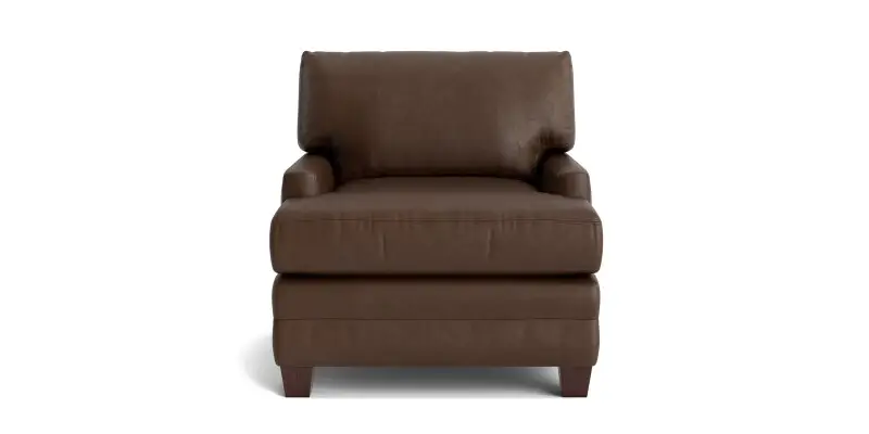 972d6d2342be0203e6f2deeb3e6b295c Carolina Leather Track Arm Accent Chair - Image 1