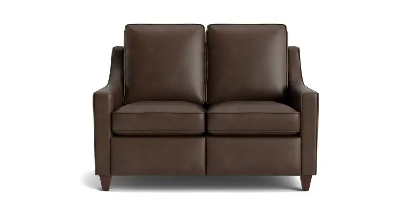 974eacf49e4983b04aeea67c4addfafd Magnificent Motion Leather Slope Arm Reclining Loveseat - Image 1