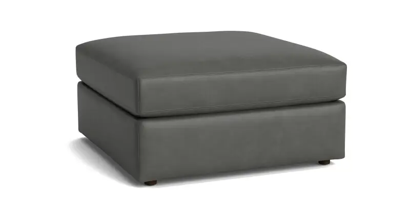 9c8c4eacee08a776caecce4c5faf6972 Beckham Leather Ottoman - Image 1