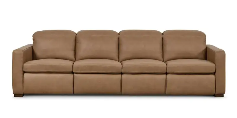 a4244c401086a70497f56a80a08a8196 Caswell Leather Power Reclining Modular Sofa - Image 1
