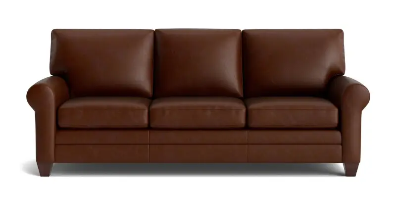 b0477d0e7951a588f185da1b64390920 Carolina Leather Roll Arm Sofa - Image 1