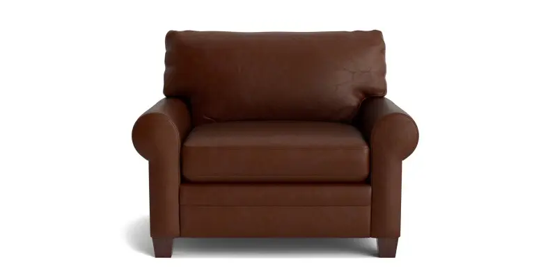 ca072d8b2081f2ef7b85165142e5ddb6 Carolina Leather Roll Arm Chair - Image 1