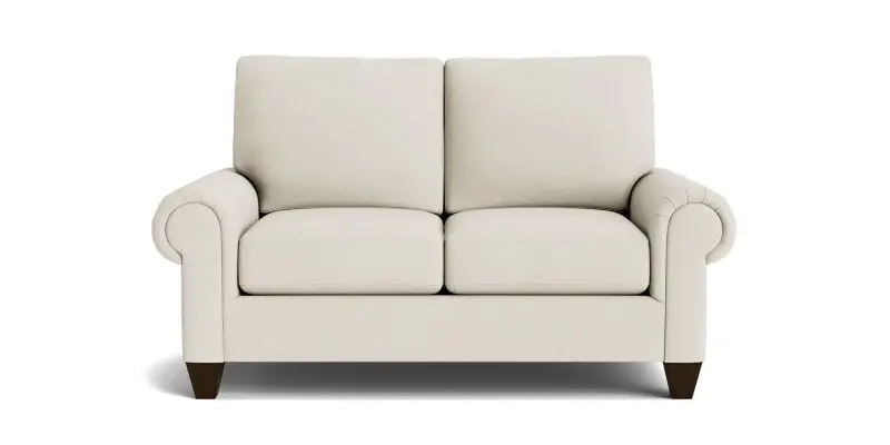 f3c29fbe7b987d090a348a67c2ed04d7 True Custom™ True Custom® Large Panel Arm Loveseat - Image 1