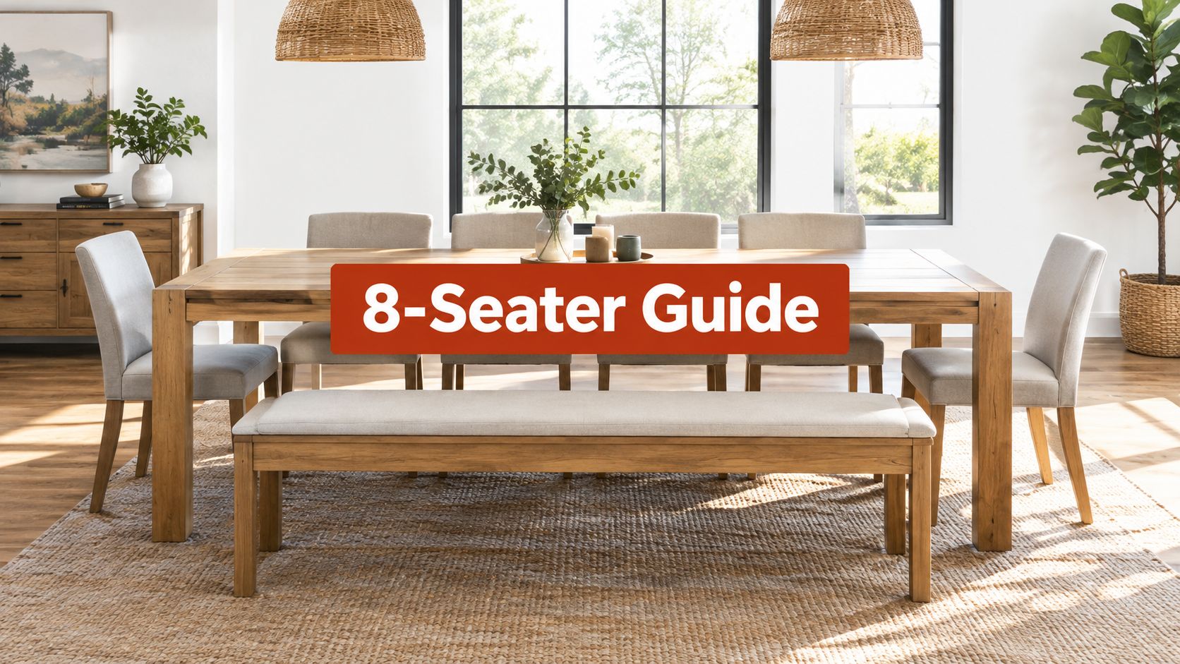 8 seater table dining room